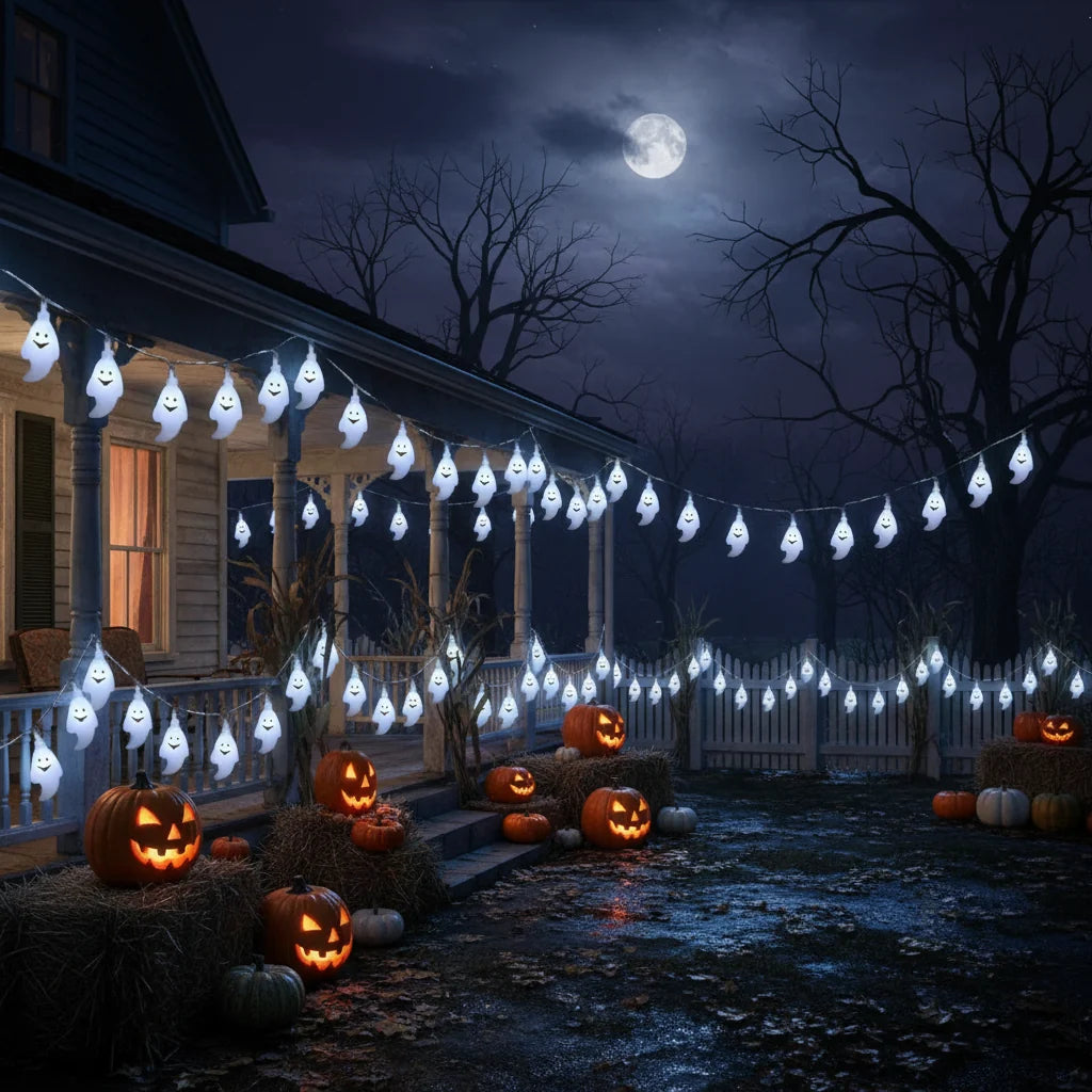Osterly LED Ghost Lights – Soft-Glow Halloween Decorations