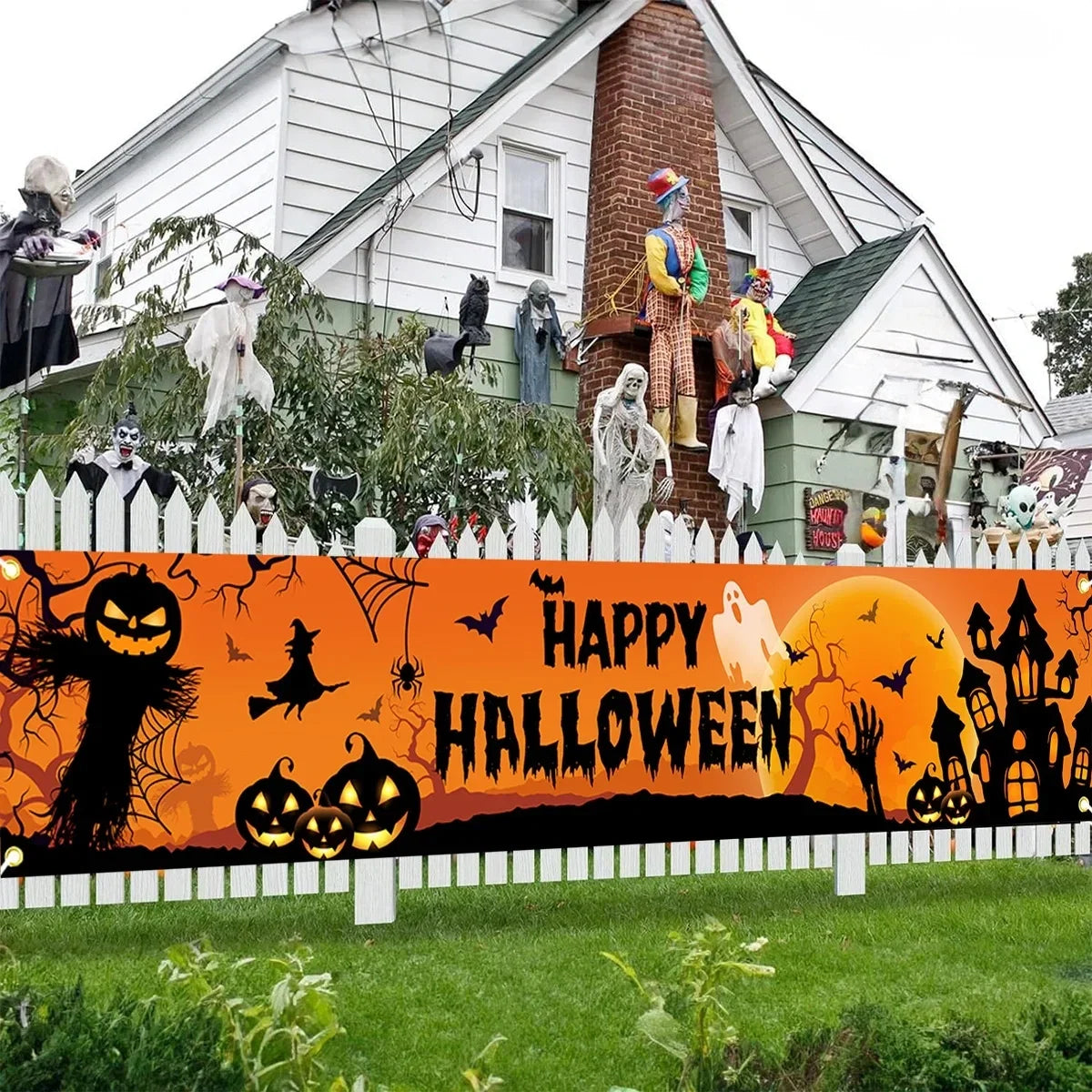Osterly Halloween Banner – Outdoor Yard Sign Decoration