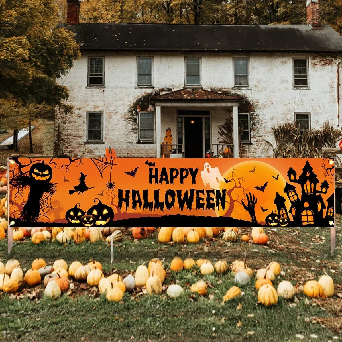 Osterly Halloween Banner – Outdoor Yard Sign Decoration