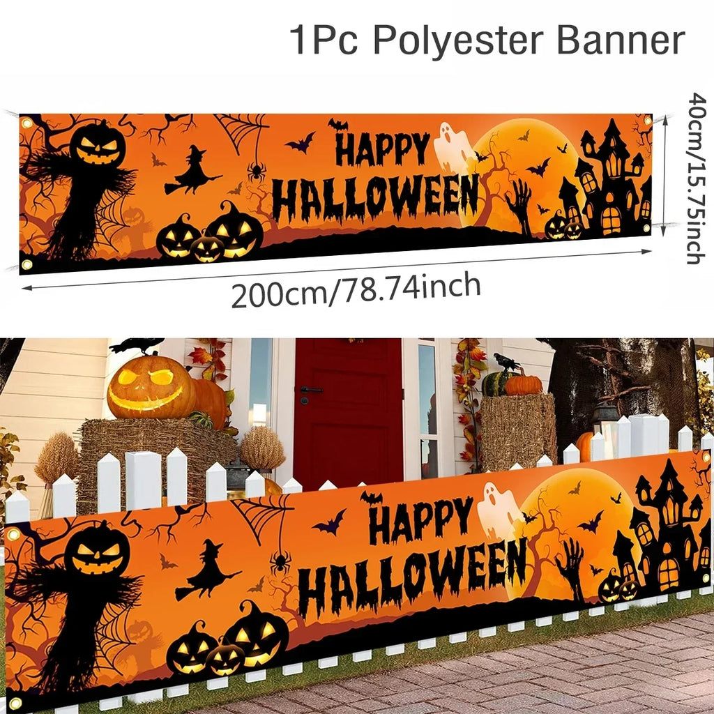 Osterly Halloween Banner – Outdoor Yard Sign Decoration