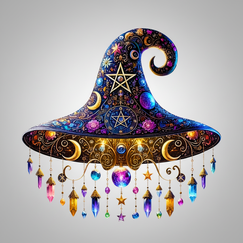 Osterly Witch Hat Decor – Hanging Halloween Home Accent