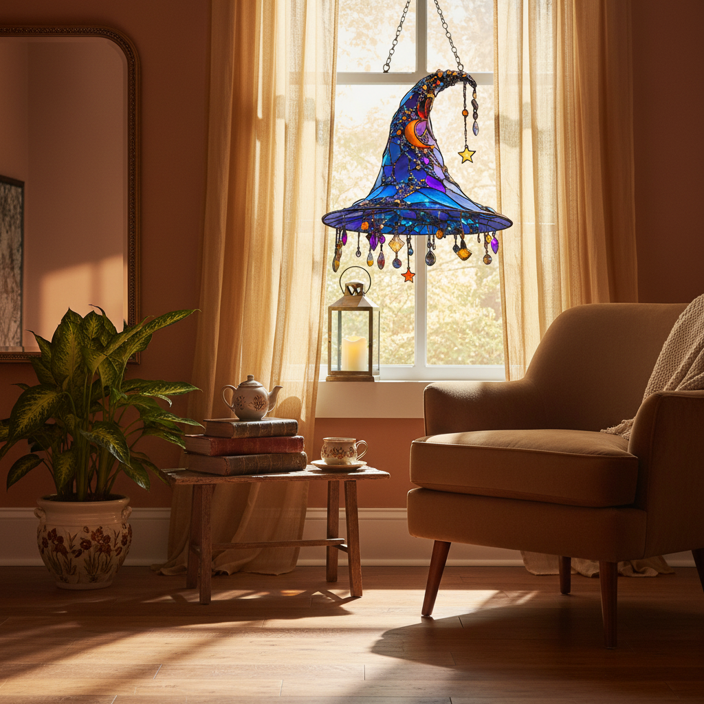 Osterly Witch Hat Decor – Hanging Halloween Home Accent