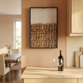 Wine Cork Frame shown in a warm, cosy home setting