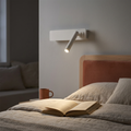 Modern Wall Light shown in a warm, cosy home setting