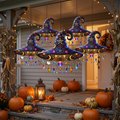 Witch Hat Decor shown in a warm, cosy home setting