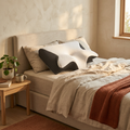 Side Sleeper Pillow shown in a warm, cosy home setting