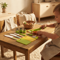 Play Kitchen Set shown in a warm, cosy home setting