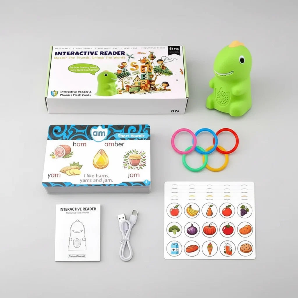 Osterly Interactive Reading Pen – Talking Flash Card Set