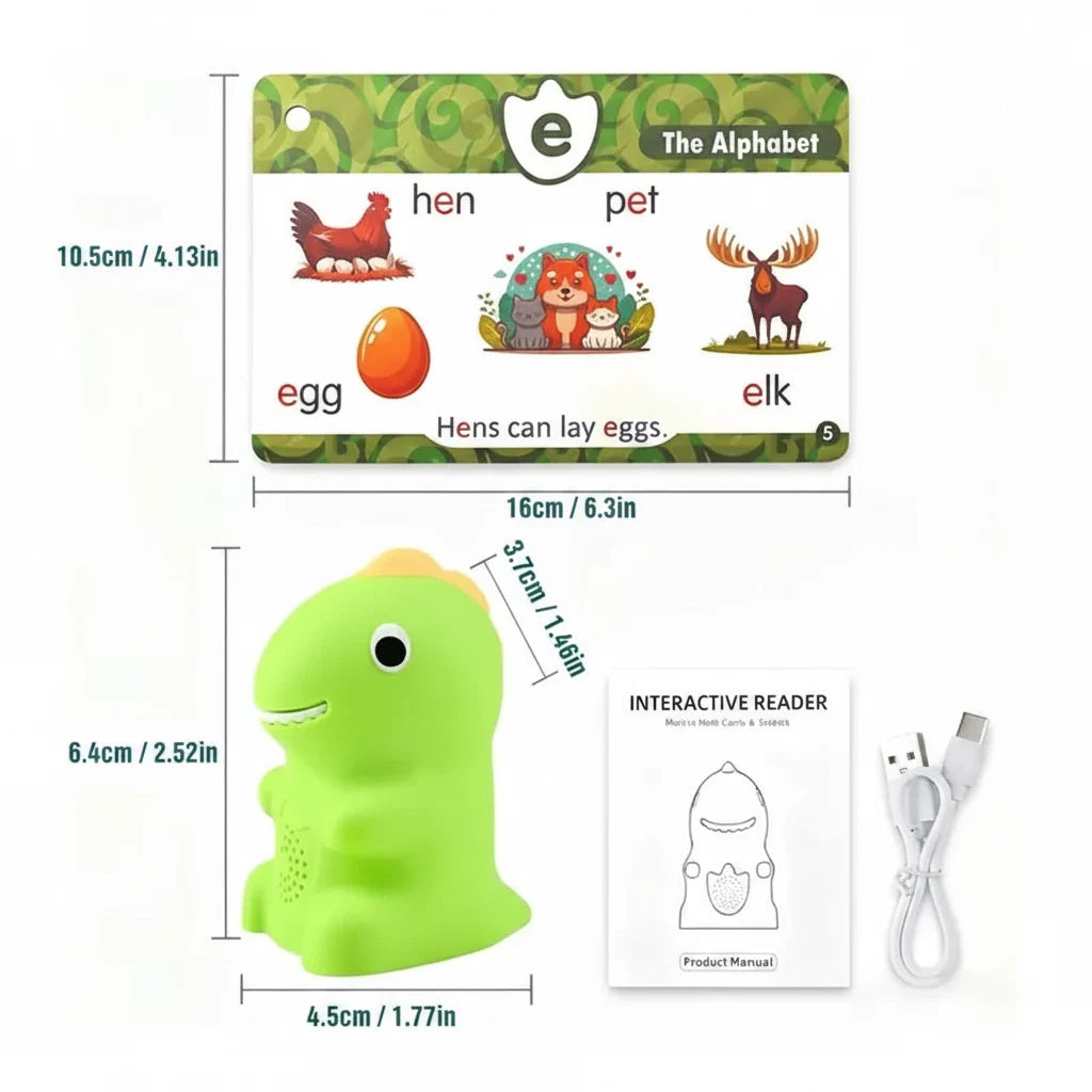 Osterly Interactive Reading Pen – Talking Flash Card Set