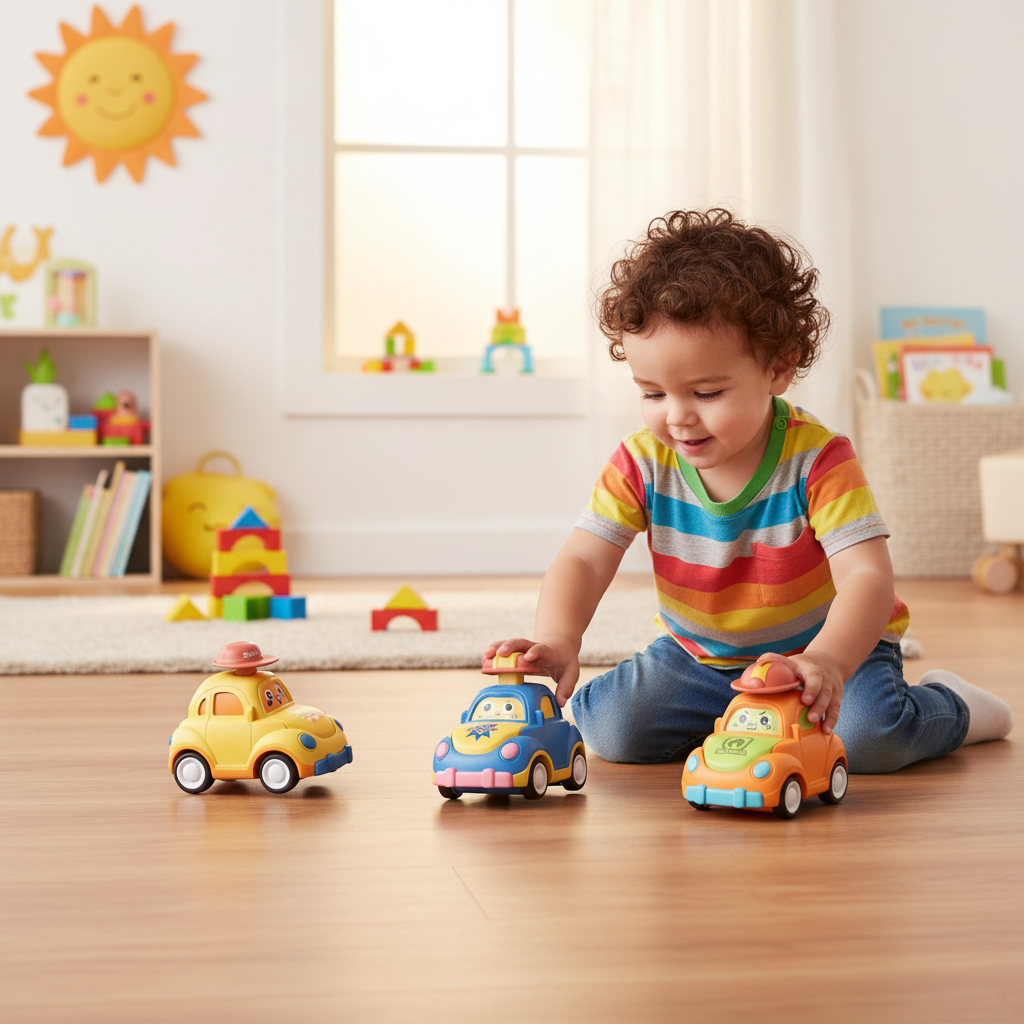 Osterly Interactive Toy Cars – Colorful Vehicle Playset