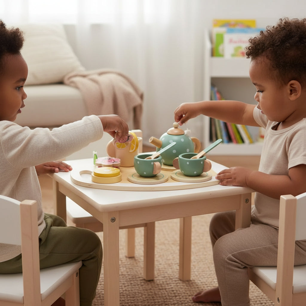 Osterly Kids Tea Set – Fine Motor Skills Pretend Play Toy