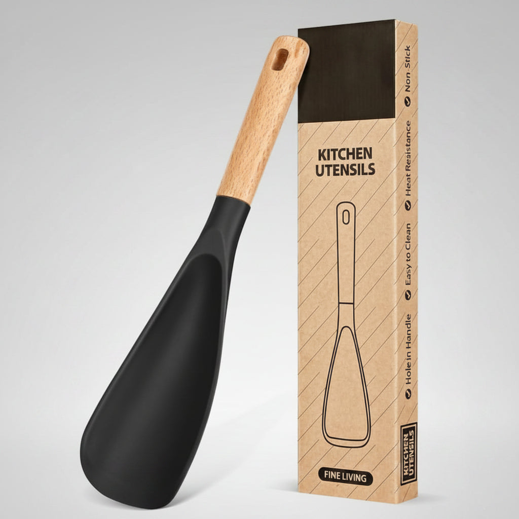 Osterly Silicone Spatula Set – Seamless Kitchen Cooking Utensils