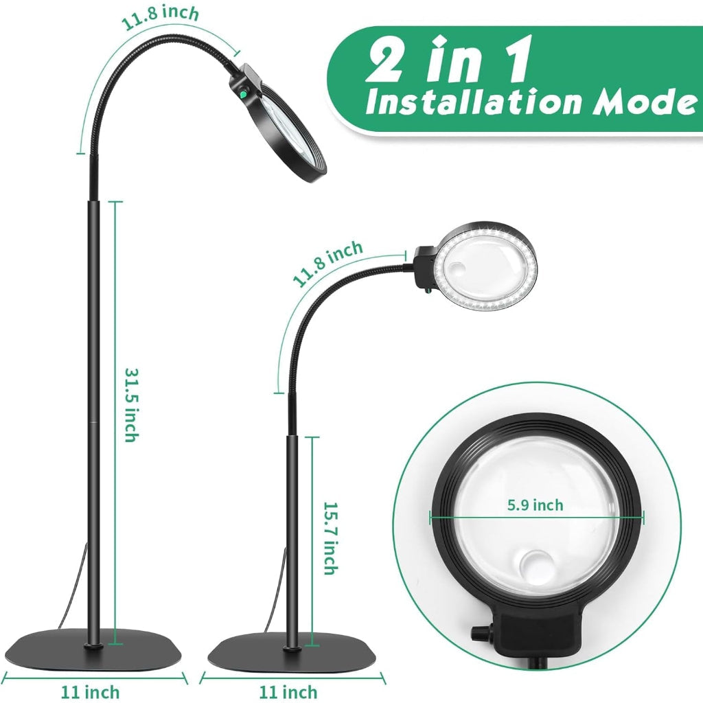 Osterly Magnifying Desk Lamp – LED Reading and Craft Light
