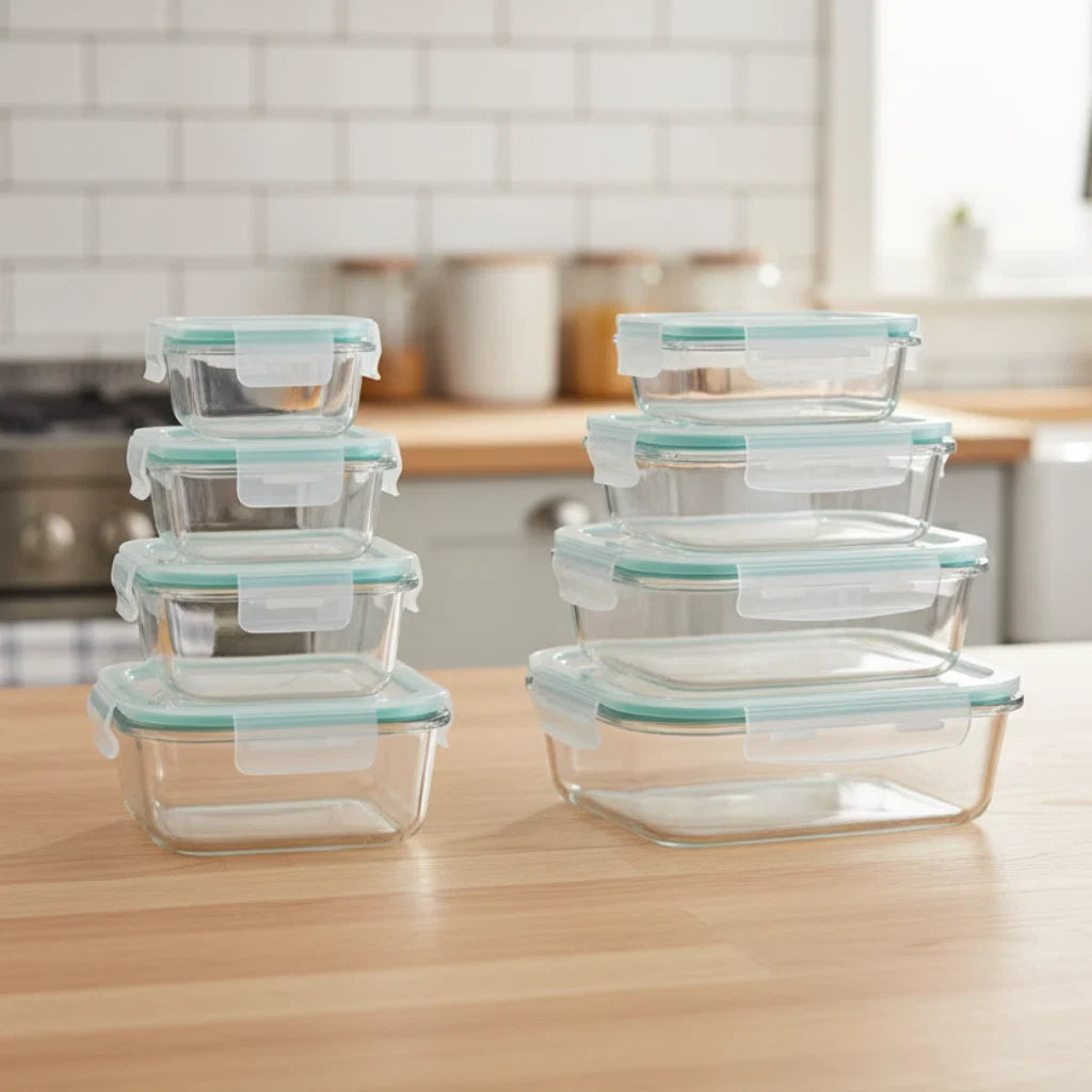 Osterly Glass Meal Prep Containers – Airtight Food Storage