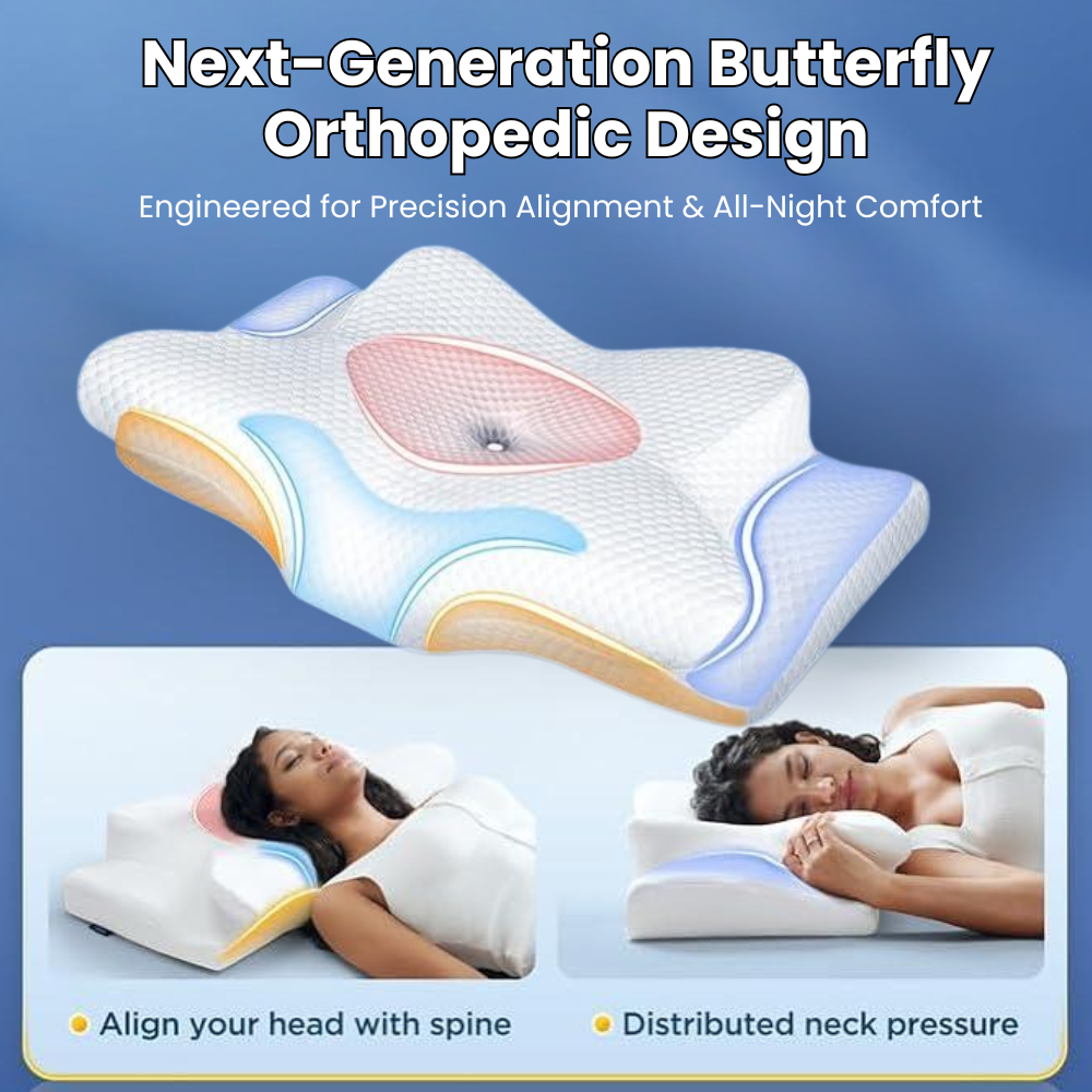 Osterly Anti-Snore Pillow – Memory Foam Ergonomic Support