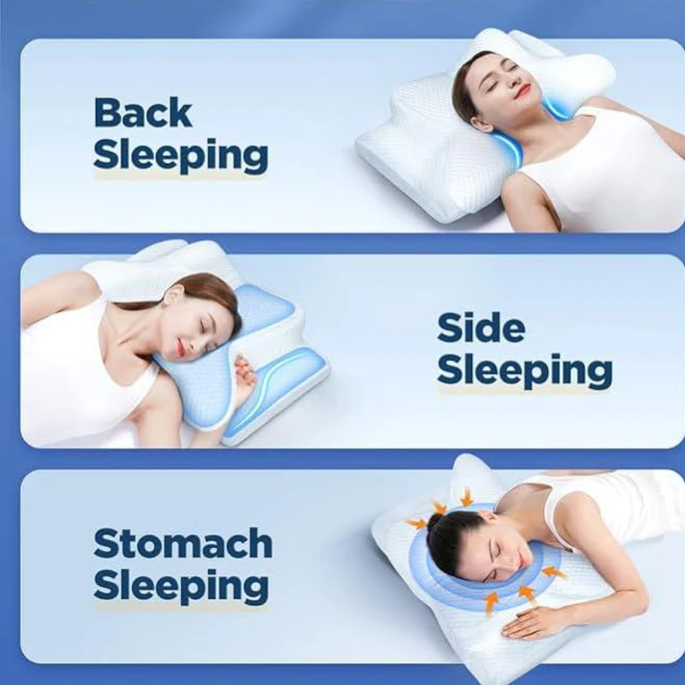 Osterly Anti-Snore Pillow – Memory Foam Ergonomic Support