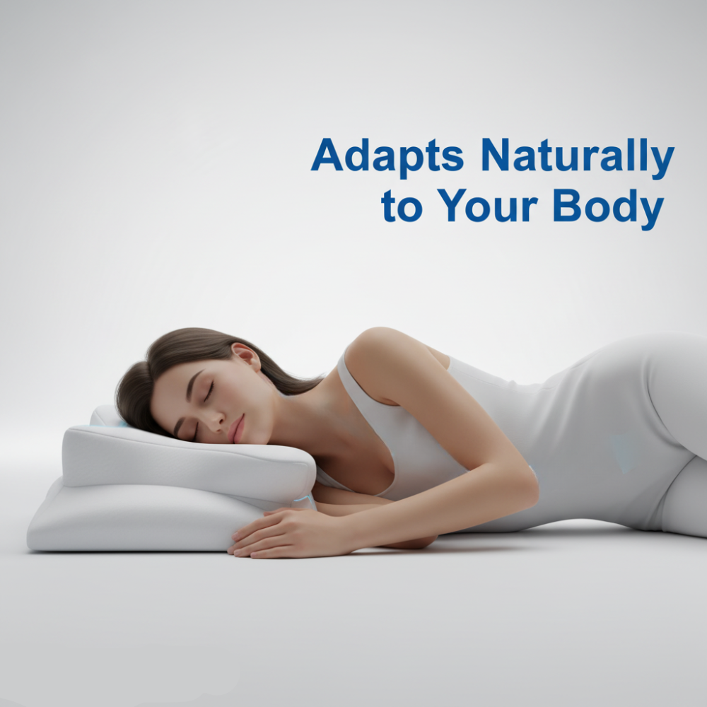 Osterly Anti-Snore Pillow – Memory Foam Ergonomic Support