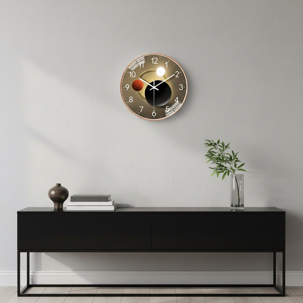 Osterly Modern Wall Clock – Decorative Silent Home Accent