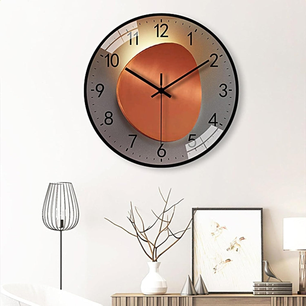 Osterly Modern Wall Clock – Decorative Silent Home Accent