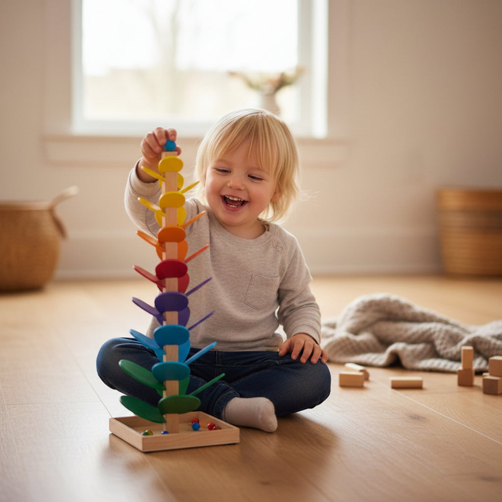 Osterly Musical Tree Toy – Wooden Toddler Activity Playset