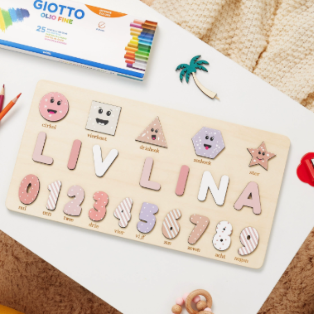 Osterly Personalized Name Puzzle – Wooden Toddler Learning Toy
