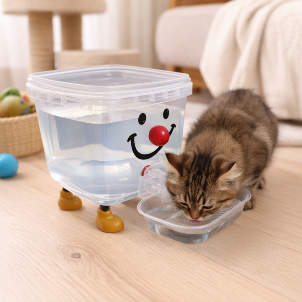 Osterly Pet Water Dispenser – Easy-Access Gravity Bowl