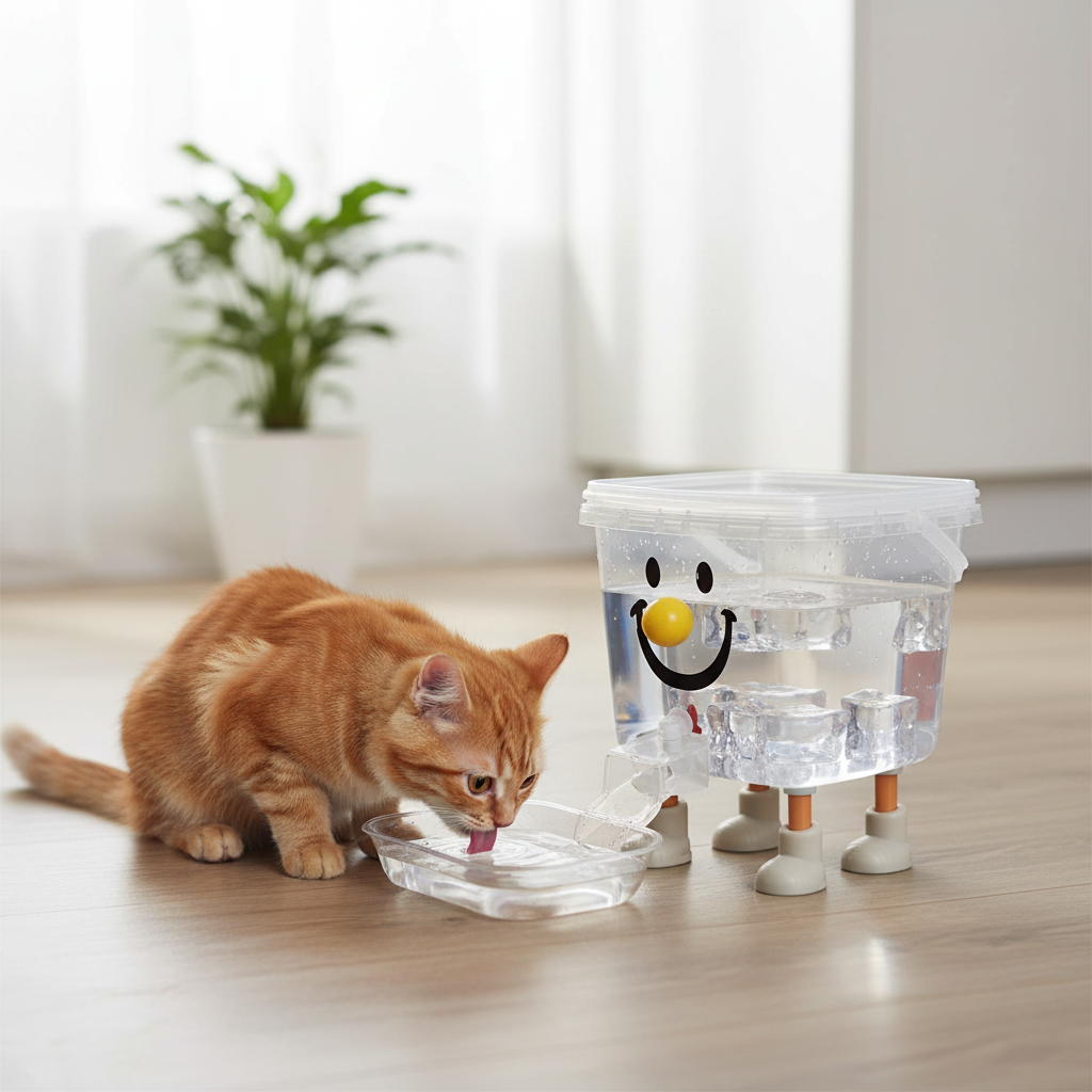 Osterly Pet Water Dispenser – Easy-Access Gravity Bowl
