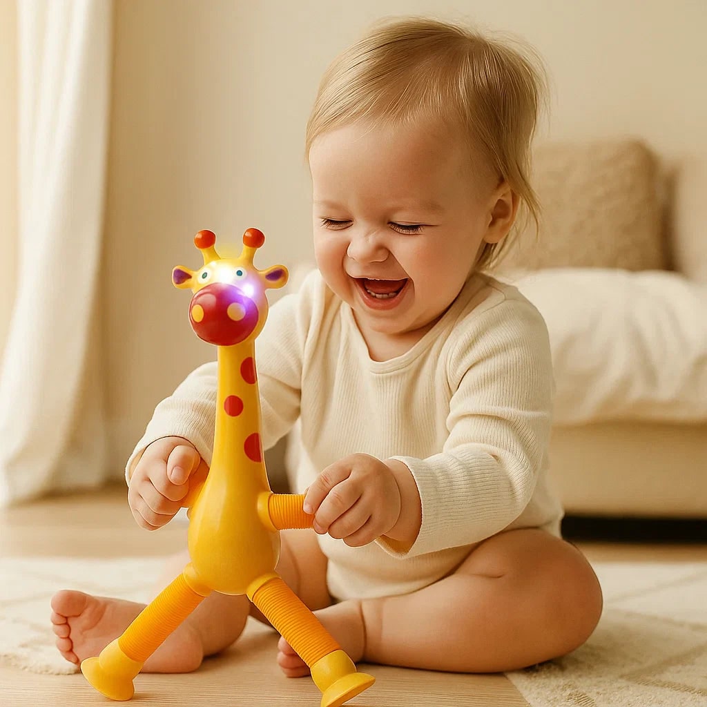 Osterly Sensory Giraffe Toy – Educational Toddler Playmate