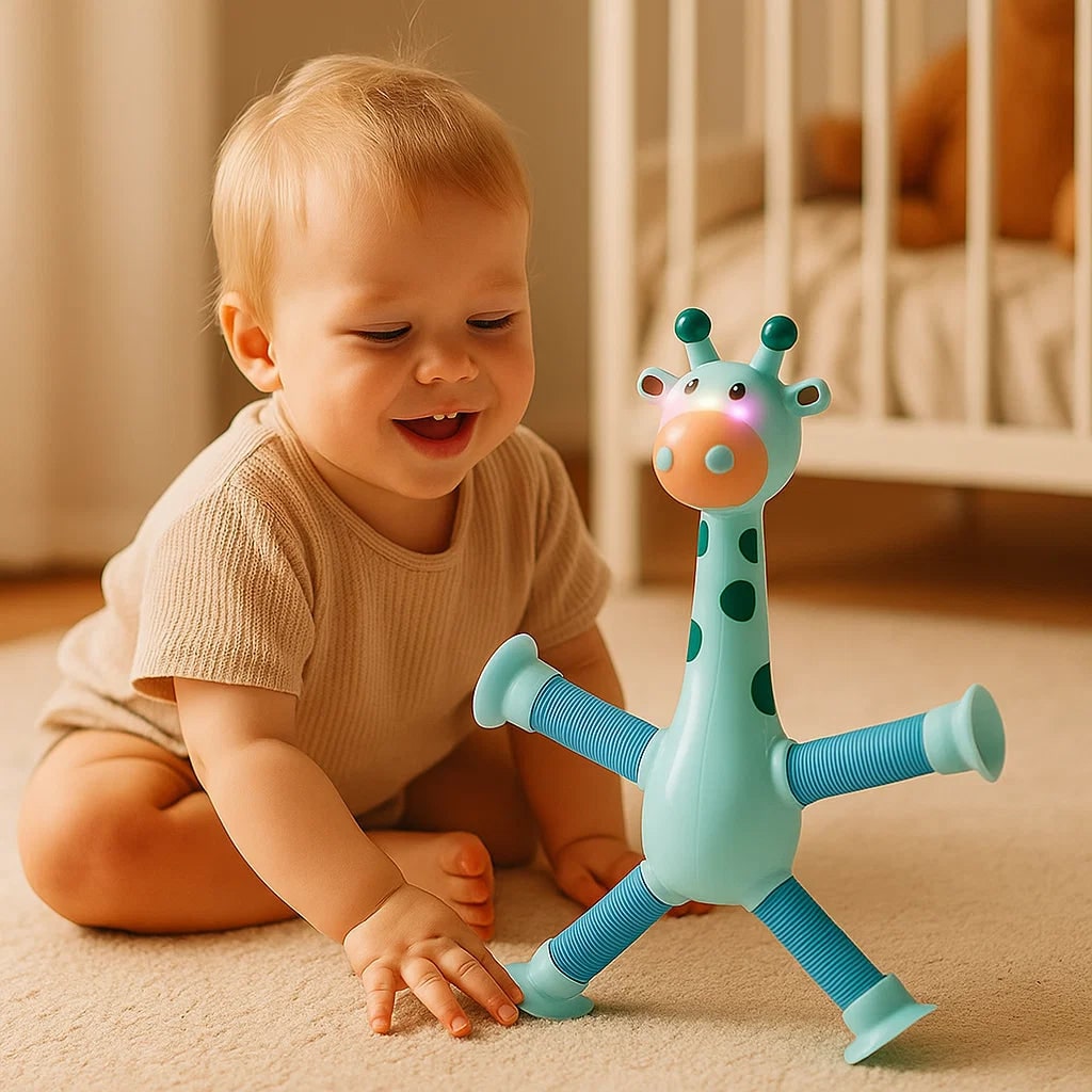 Osterly Sensory Giraffe Toy – Educational Toddler Playmate