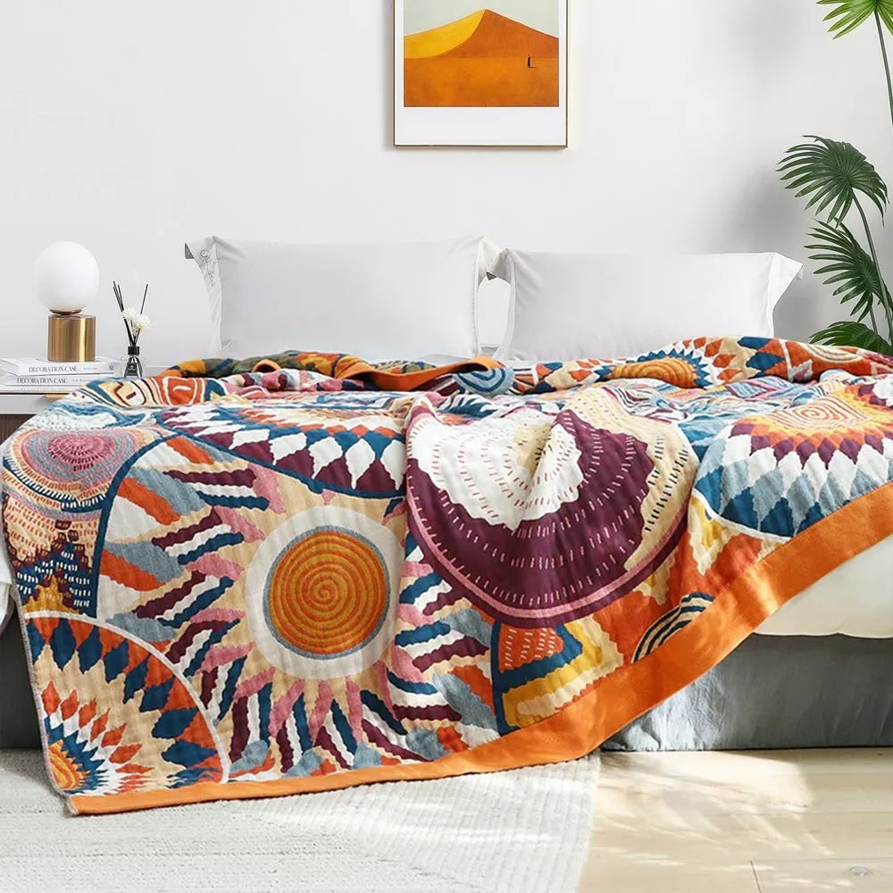 Osterly All-Season Cotton Throw – Fluffy Decorative Bedding