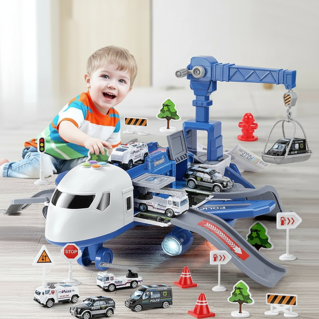 Osterly Transformable Airplane – Playset with Accessories