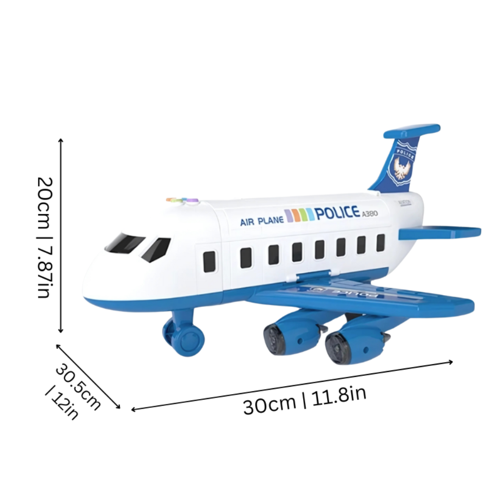 Osterly Transformable Airplane – Playset with Accessories