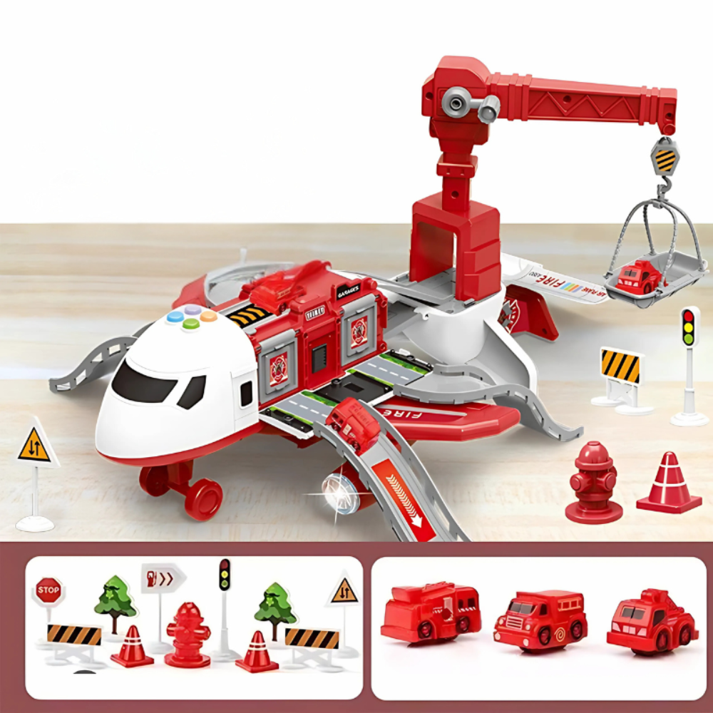 Osterly Transformable Airplane – Playset with Accessories
