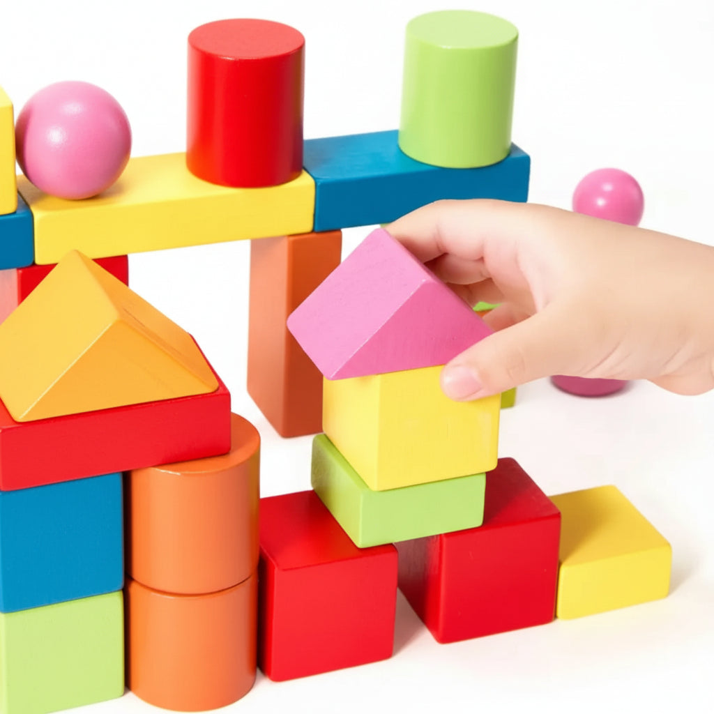 Osterly Wooden Building Blocks – Creative Construction Set