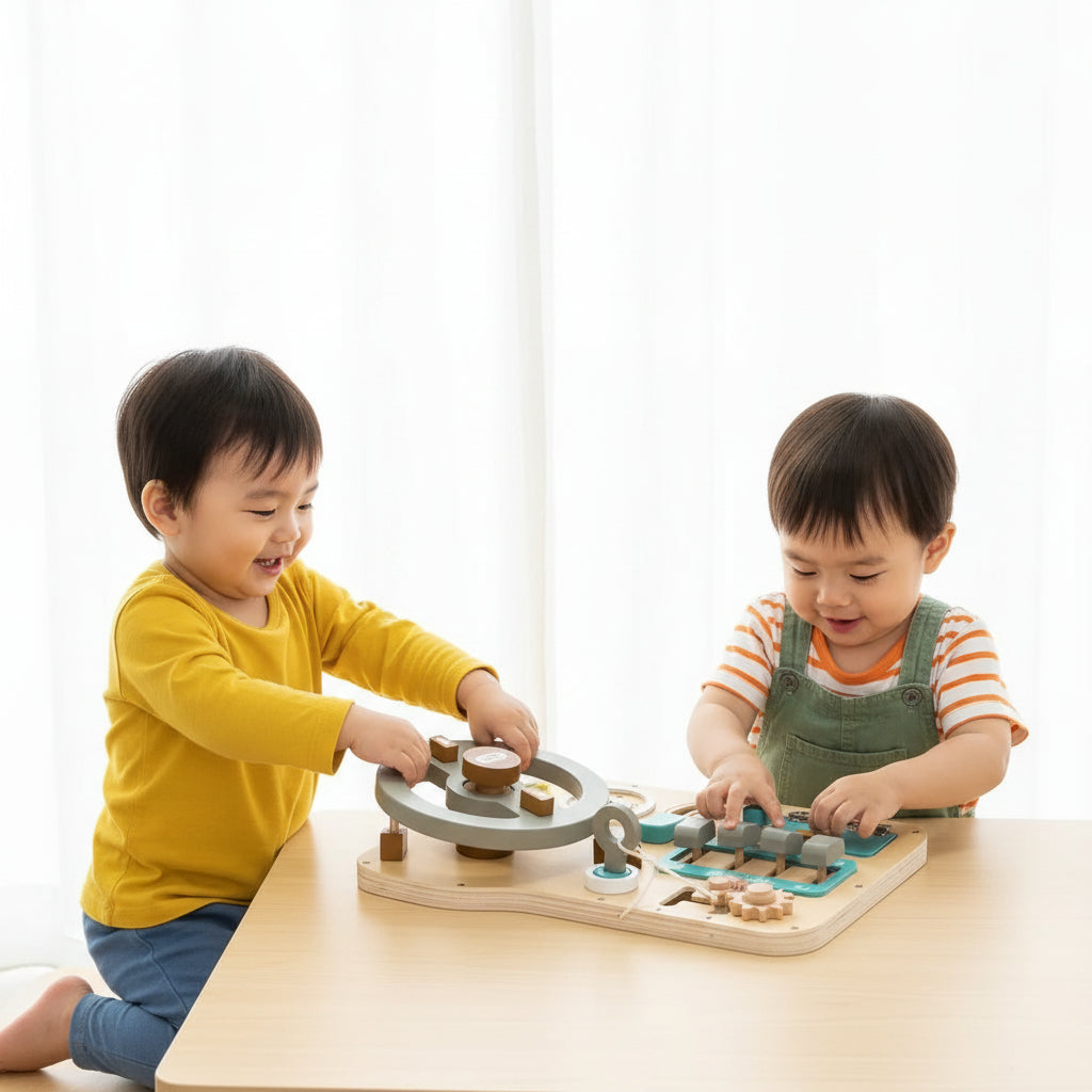 Osterly Wooden Steering Wheel – Toddler Pretend Play Toy